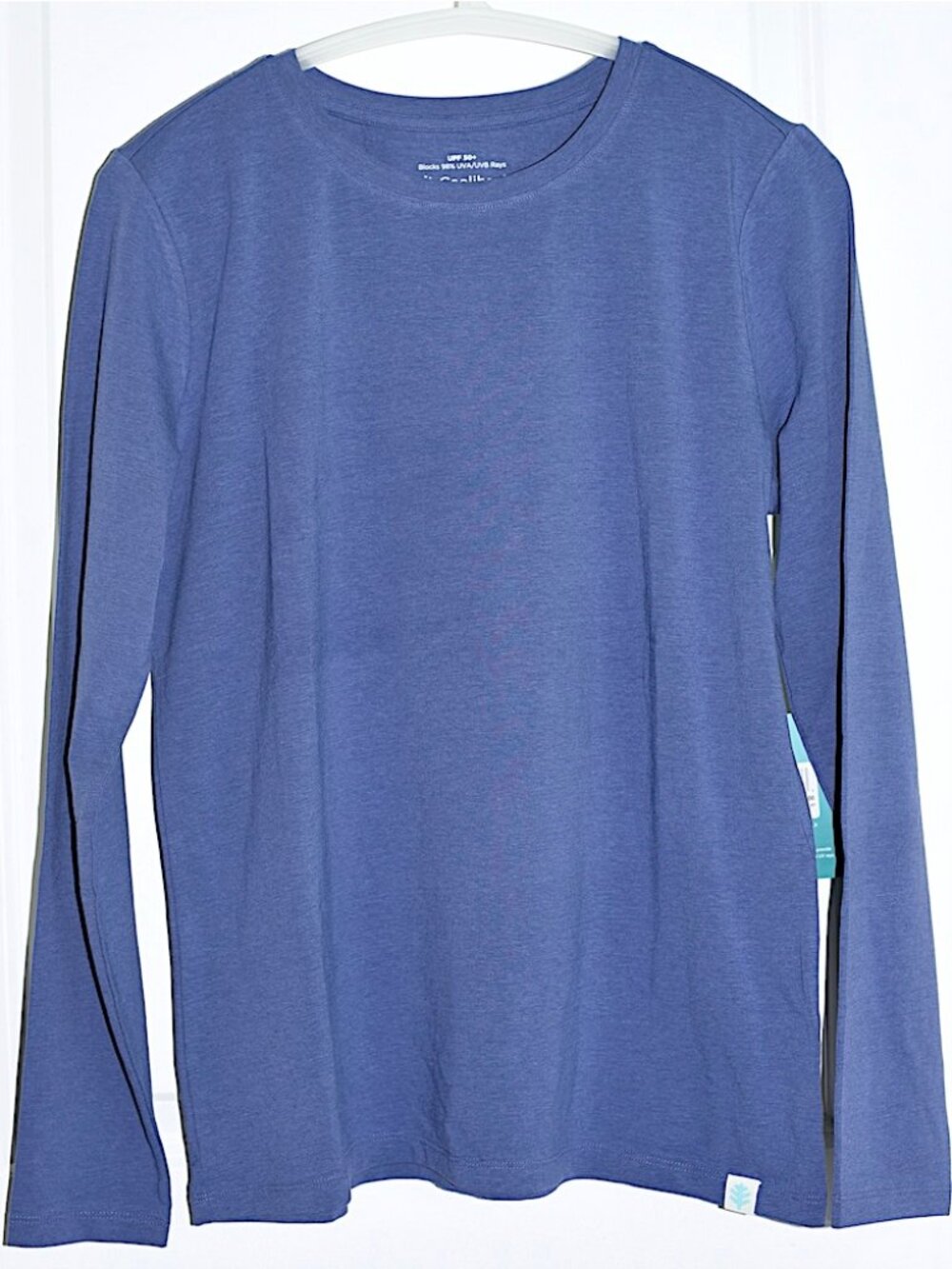 NWT Coolibar Morada UPF50 Long Sleeve T-Shirt in Future Dusk